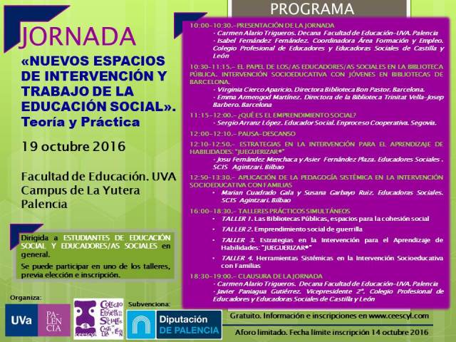 JORNADA UVA-CEESCYL 19 octubre 2016 web