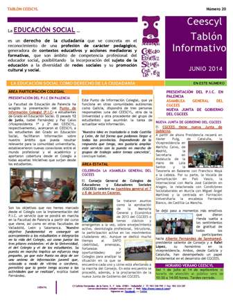 Tablon CEESCYL JUNIO 14